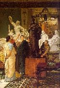 Alma Tadema A Sculpture Gallery oil on canvas
